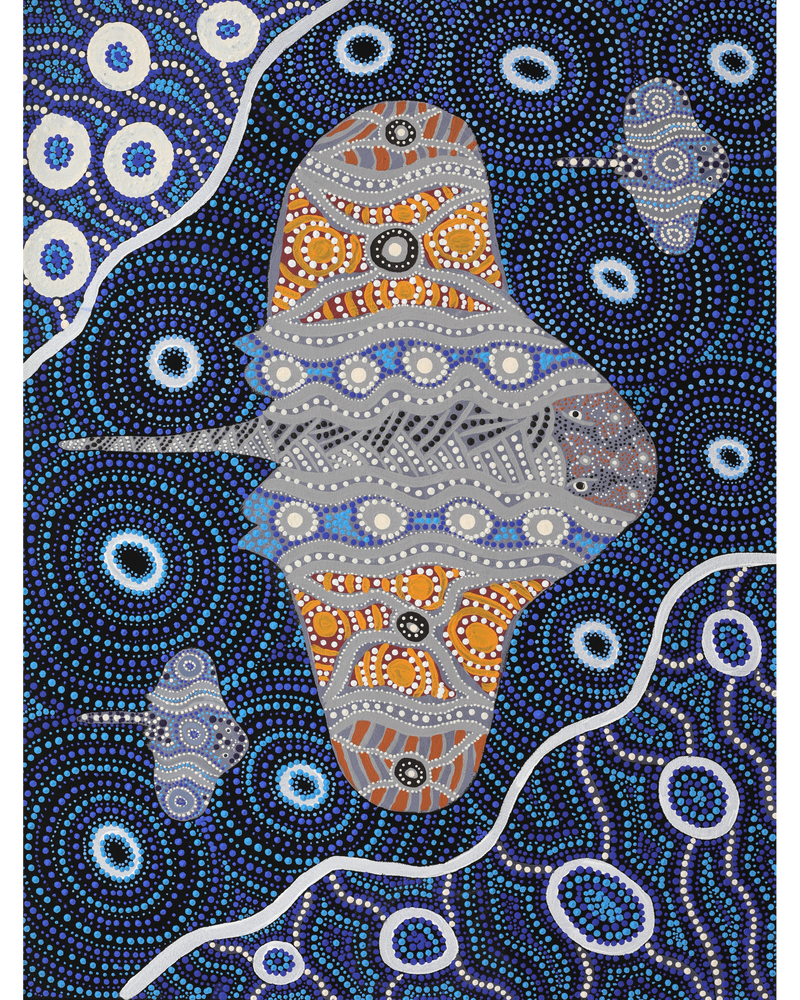 Mona Lewis, Sting Ray, 81x61cm