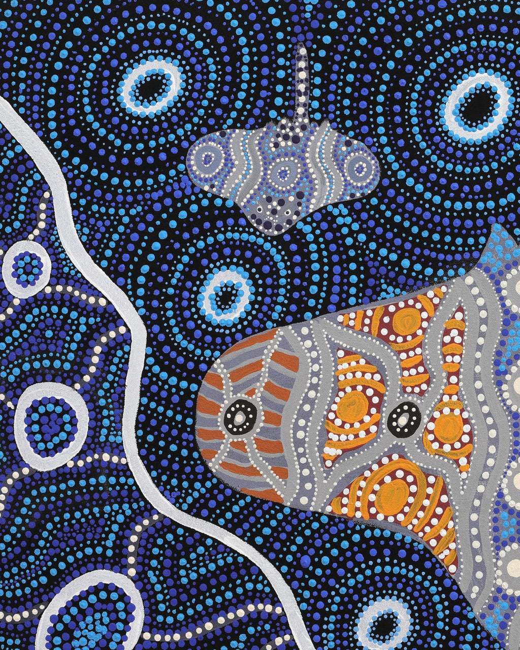 Mona Lewis, Sting Ray, 81x61cm