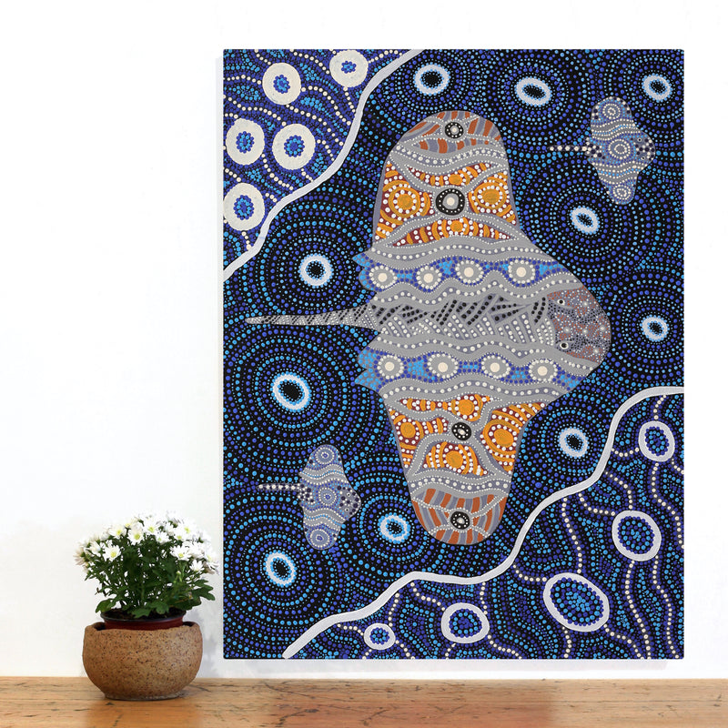 Mona Lewis, Sting Ray, 81x61cm