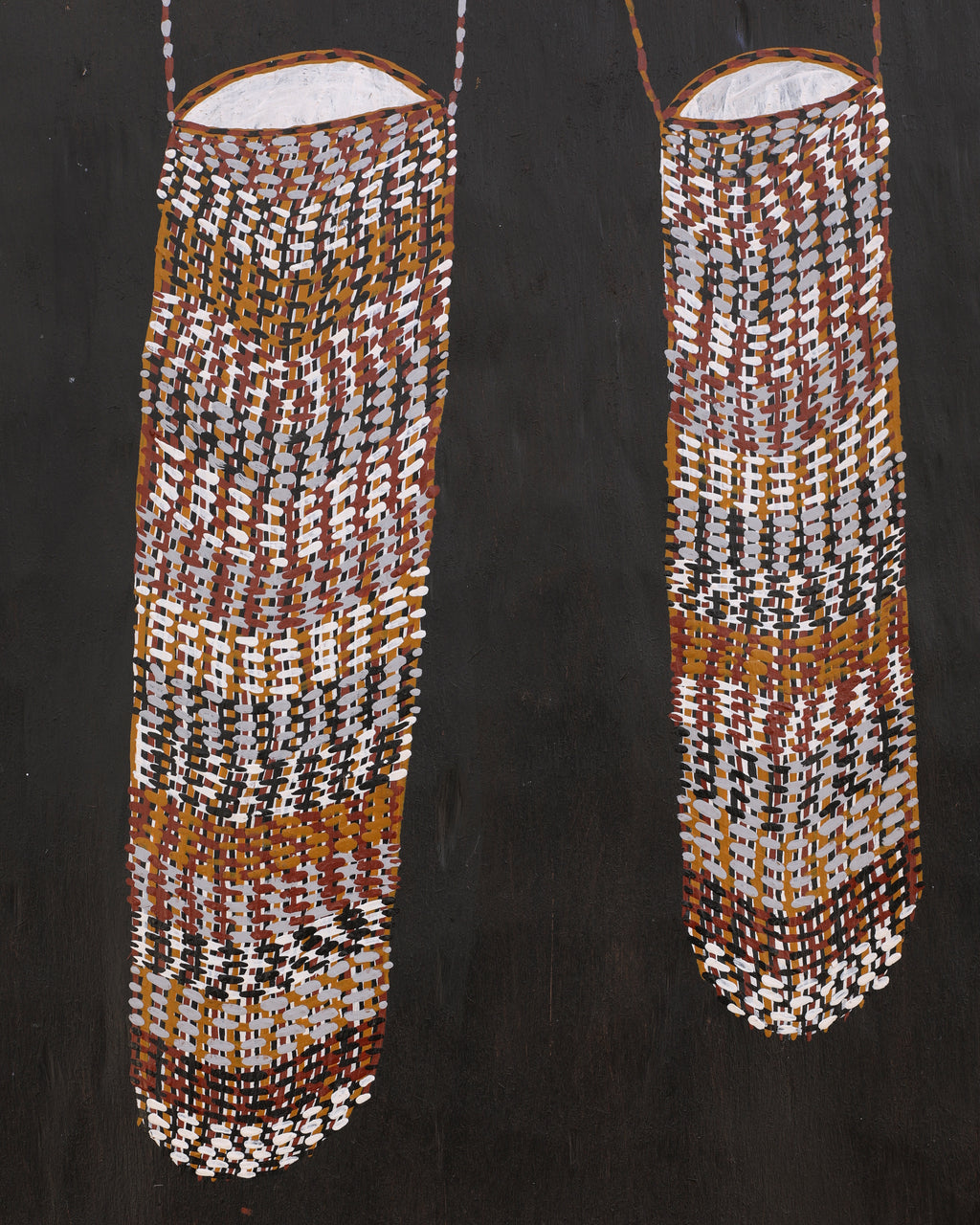Muluymuluy Wirrpanda, Bol'pu (dilly bag), 67x38cm Bark