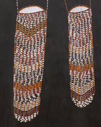 Muluymuluy Wirrpanda, Bol'pu (dilly bag), 67x38cm Bark