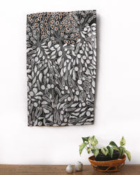 Aboriginal Artwork by Muluymuluy Wirrpanda, Gathul - Mangroves, 88x54cm Bark