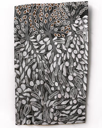 Aboriginal Artwork by Muluymuluy Wirrpanda, Gathul - Mangroves, 88x54cm Bark