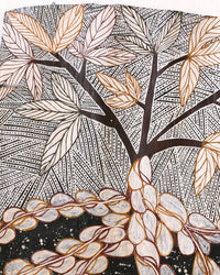 Aboriginal Artwork by Munhala Dhamarrandji, Batjimurruŋu 99x70cm Bark