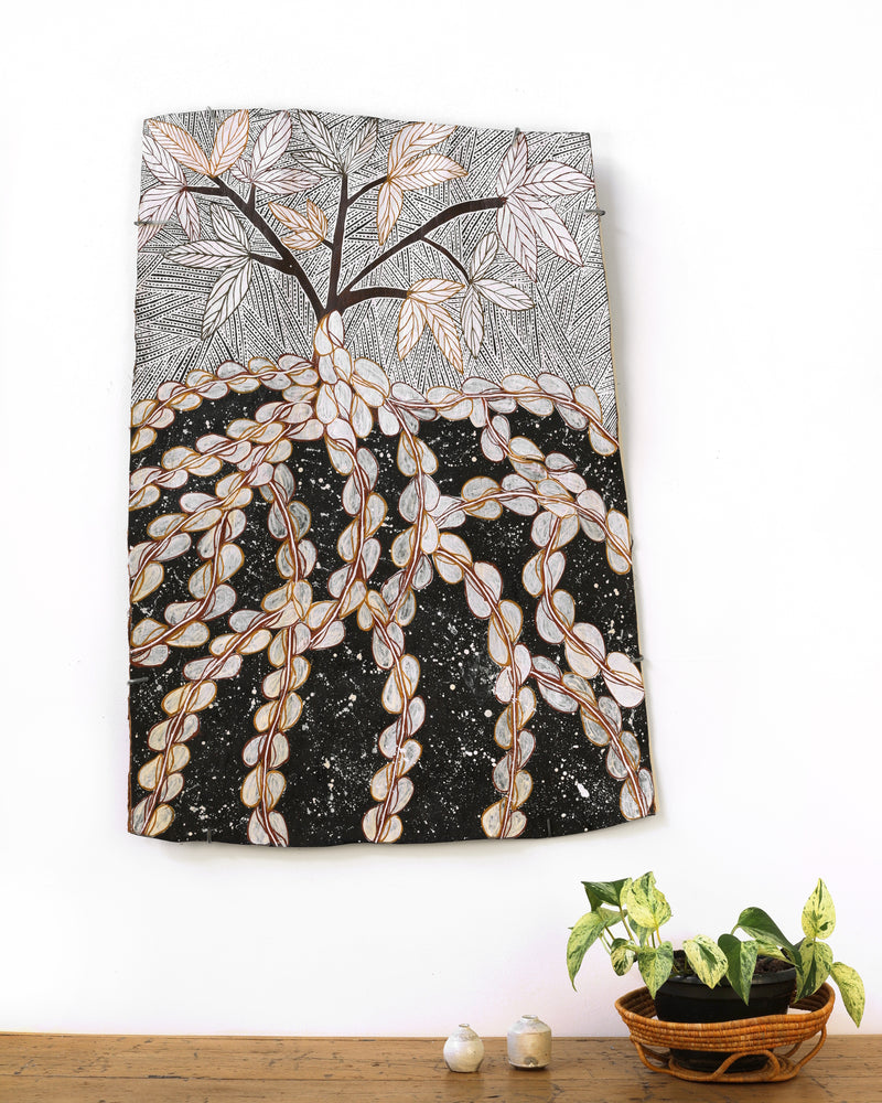 Munhala Dhamarrandji, Batjimurruŋu 99x70cm Bark