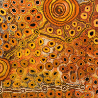 Aboriginal Artwork by Myra Kumantjara, Minyma Kutjara, 197x197cm