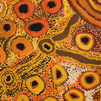 Aboriginal Artwork by Myra Kumantjara, Minyma Kutjara, 197x197cm