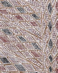 Aboriginal Artwork by Napurrawuy #2 Wunuŋmurra Djapana, Buyku, 70x34cm