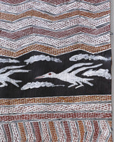 Aboriginal Artwork by Napurrawuy #2 Wunuŋmurra Djapana, Garrapara, 84x37cm