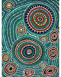 Aboriginal Artwork by Napurru Shirona Dunn, Piltati Tjukurpa, 81x61cm
