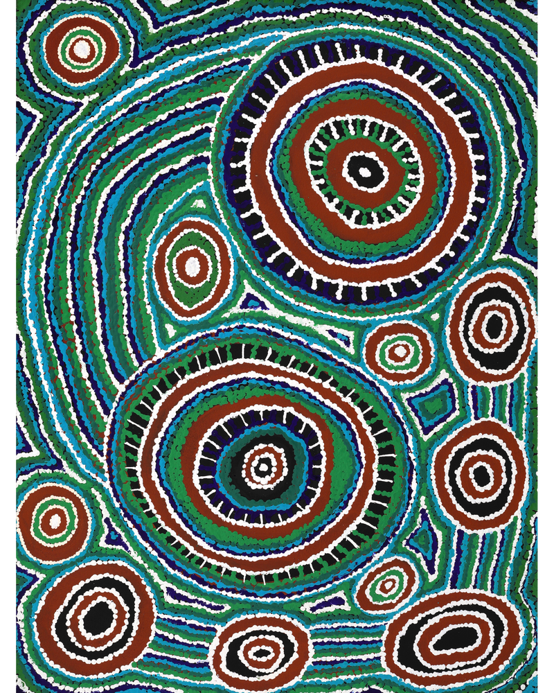 Aboriginal Artwork by Napurru Shirona Dunn, Piltati Tjukurpa, 81x61cm