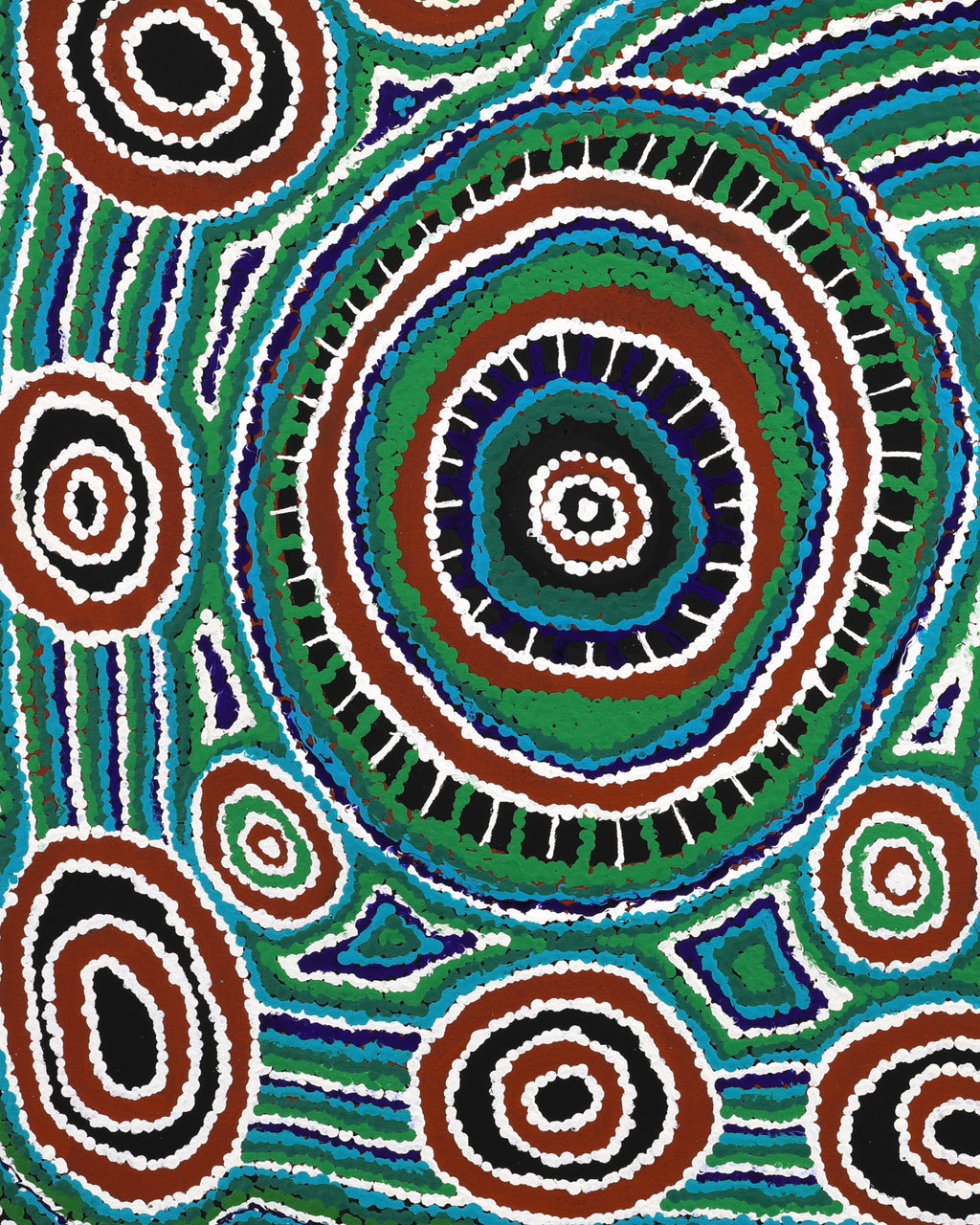 Aboriginal Artwork by Napurru Shirona Dunn, Piltati Tjukurpa, 81x61cm
