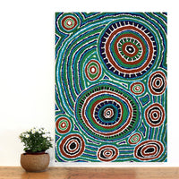 Aboriginal Artwork by Napurru Shirona Dunn, Piltati Tjukurpa, 81x61cm