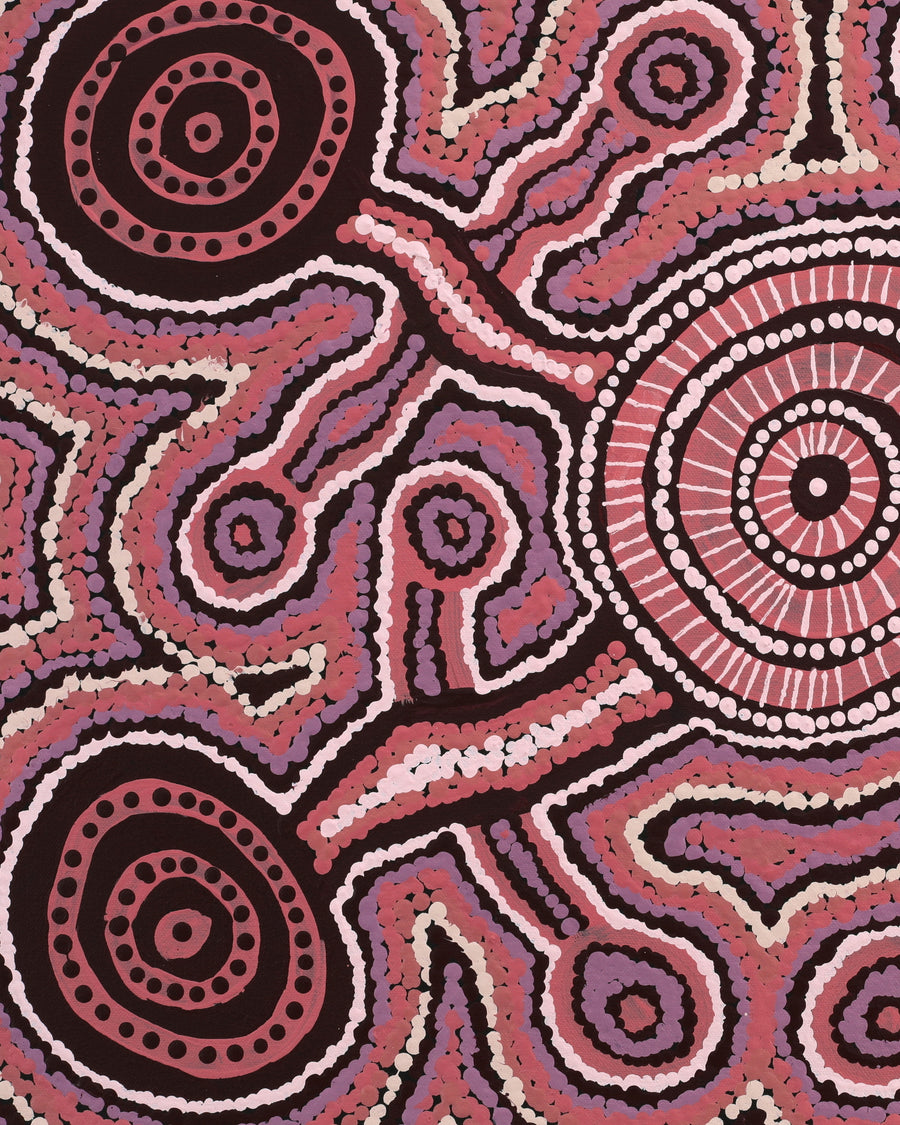 Aboriginal Artwork by Napurru Shirona Dunn, Piltati Tjukurpa, 61x43cm