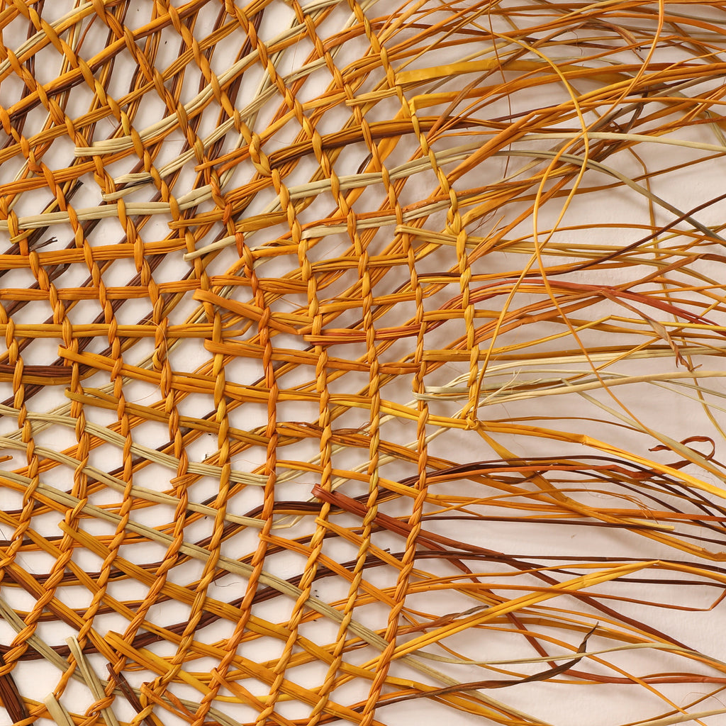 Aboriginal Artwork by Narelle Wilson, Woven Mat, 120cm