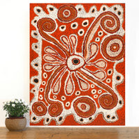 Aboriginal Artwork by Nurina Burton, Ngapari Tjukurpa, 91x71cm
