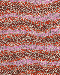 Aboriginal Artwork by Nathania Nangala Granites, Warlukurlangu Jukurrpa (Fire country Dreaming), 91x61cm
