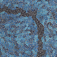 Aboriginal Artwork by Nathania Nangala Granites, Warlukurlangu Jukurrpa (Fire country Dreaming), 107x91cm