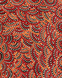 Aboriginal Artwork by Nathania Nangala Granites, Warlukurlangu Jukurrpa (Fire country Dreaming), 61x30cm