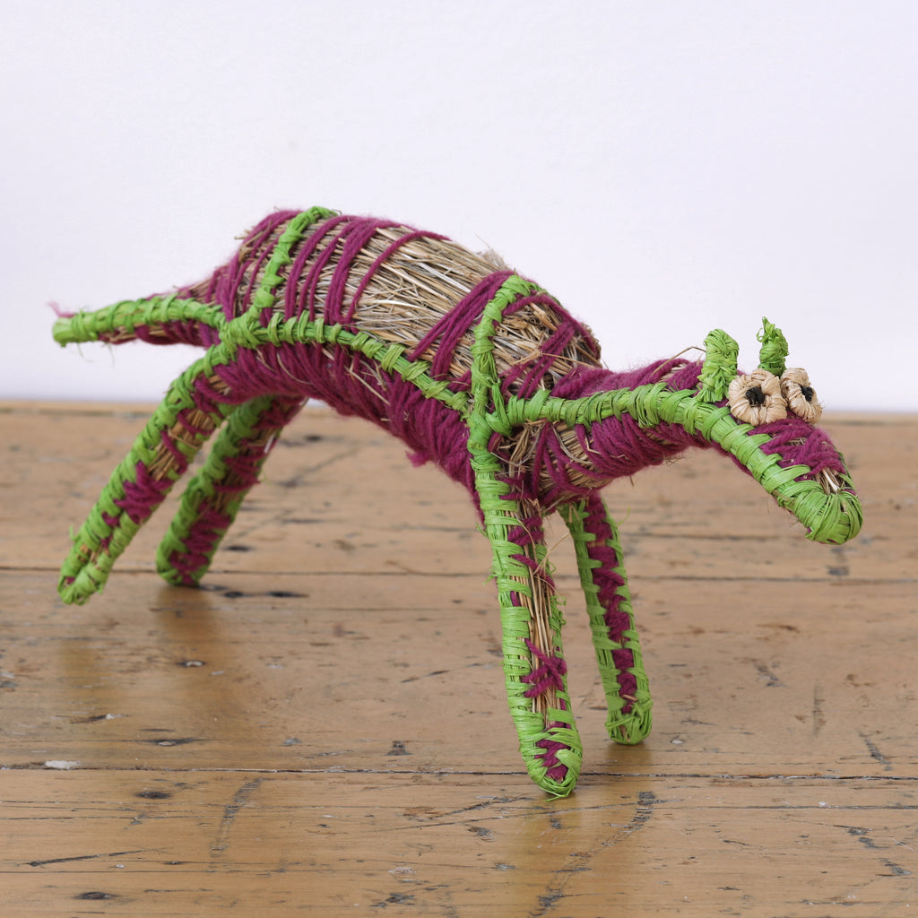 Aboriginal Artwork by Nellie Coulthard - Tangki (donkey) Sculpture