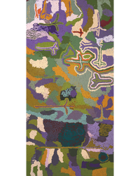 Aboriginal Artwork by Ngamaru Bidu, Wantili, 152x76cm