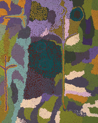 Aboriginal Artwork by Ngamaru Bidu, Wantili, 152x76cm