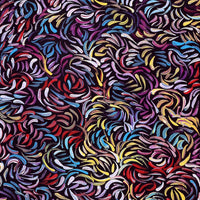 Aboriginal Artwork by Nola Napangardi Fisher, Purrpalanji (Skinny Bush Banana) Jukurrpa, 122x30cm
