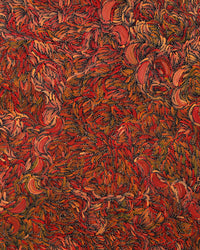 Nola Napangardi Fisher, Purrpalanji (Skinny Bush Banana) Jukurrpa, 107x76cm