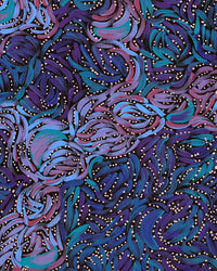 Aboriginal Artwork by Nola Napangardi Fisher, Purrpalanji (Skinny Bush Banana) Jukurrpa, 61x46cm