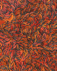 Aboriginal Artwork by Nola Napangardi Fisher, Purrpalanji (Skinny Bush Banana) Jukurrpa, 61x46cm