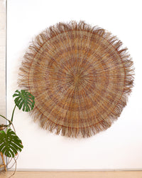 Aboriginal Artwork by Nola Garrba, Woven Mat, 207cm