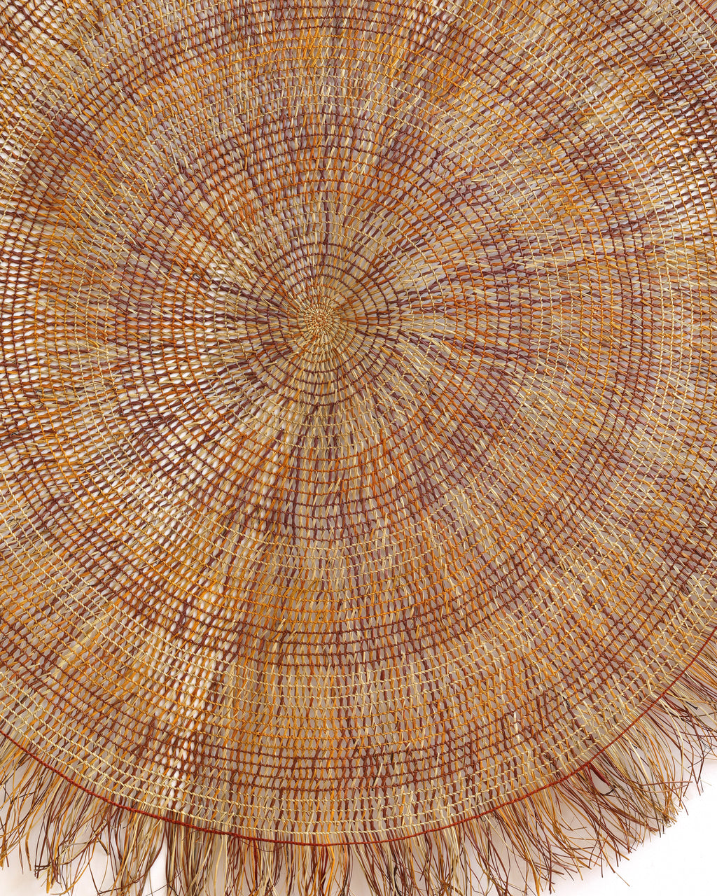 Aboriginal Artwork by Nola Garrba, Woven Mat, 207cm