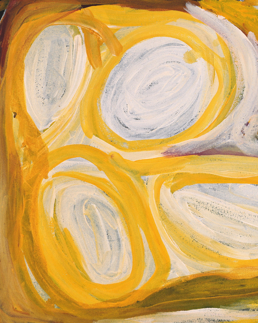 Aboriginal Artwork by Nora (Nyangapa) Nungabar, Untitled, 91x51cm