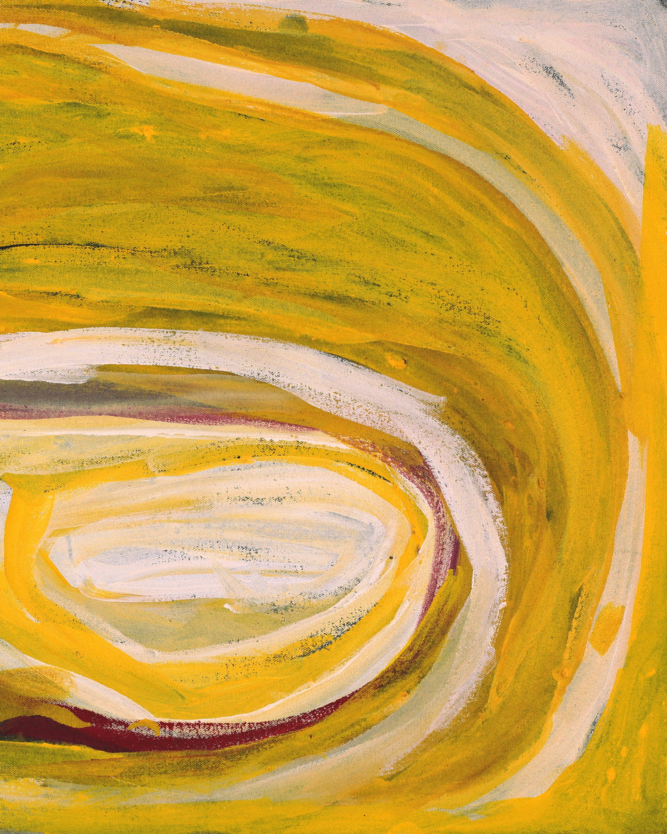 Aboriginal Artwork by Nora (Nyangapa) Nungabar, Untitled, 91x51cm