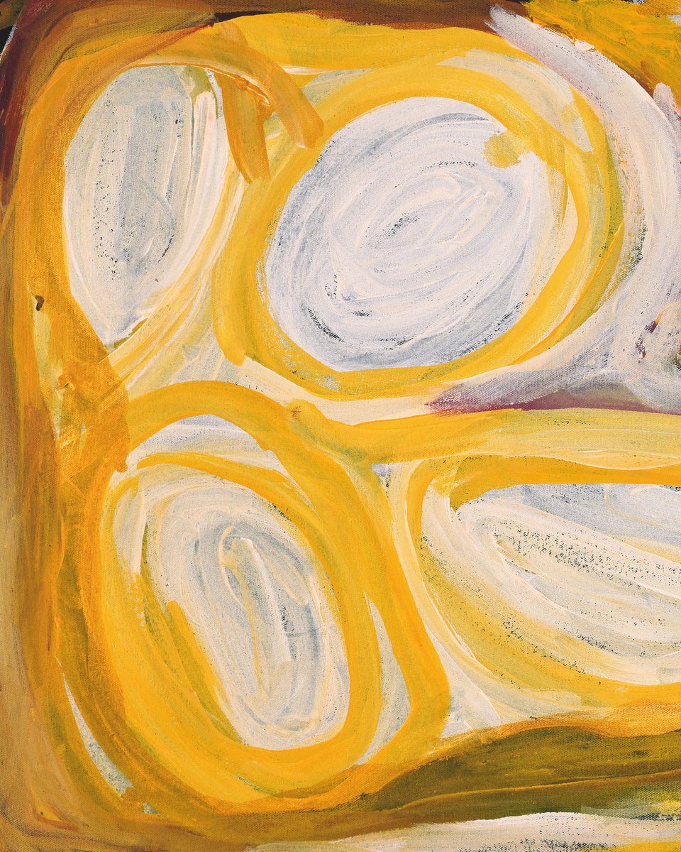 Aboriginal Artwork by Nora (Nyangapa) Nungabar, Untitled, 91x51cm