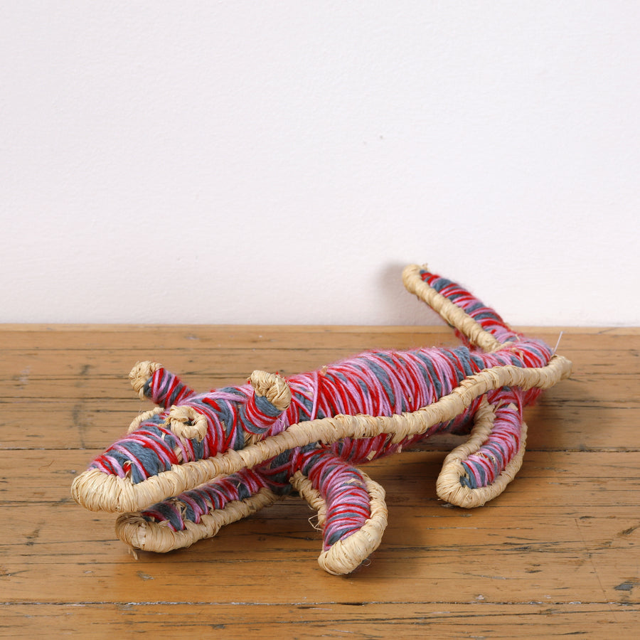 Aboriginal Artwork by Noreen Heffernan - Papa (Dog) Tjanpi Sculpture