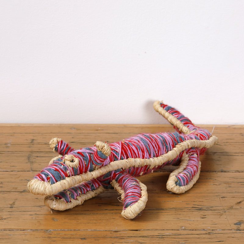 Aboriginal Artwork by Noreen Heffernan - Papa (Dog) Tjanpi Sculpture