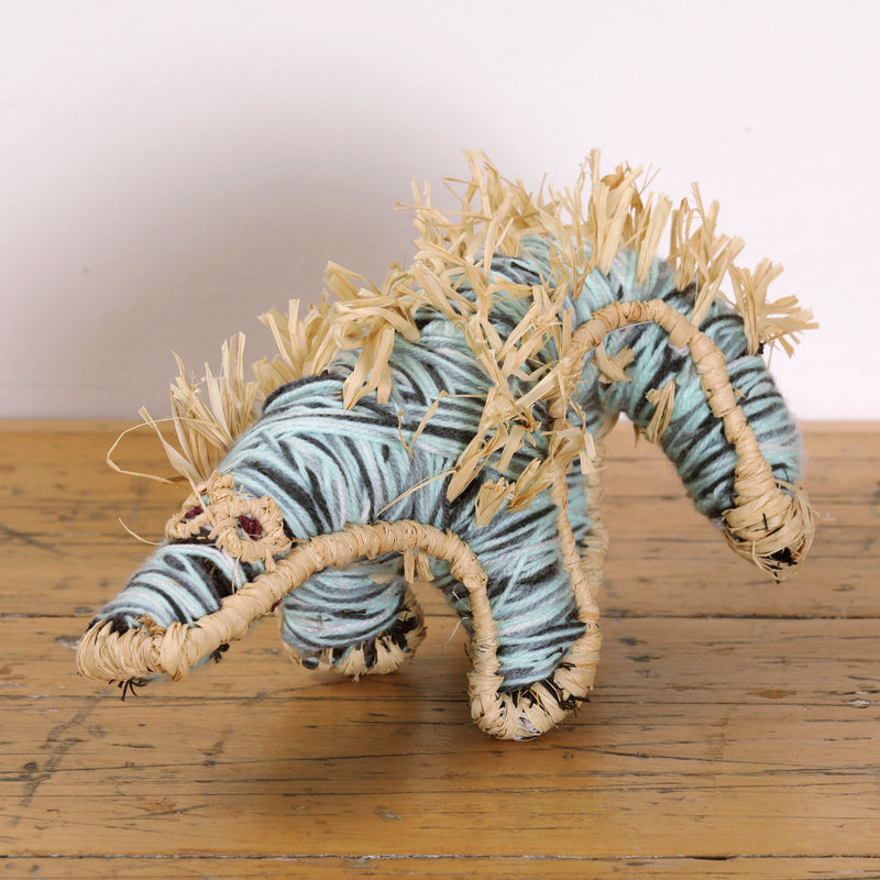 Aboriginal Artwork by Noreen Heffernan - Tjilkamarta (echidna) Tjanpi Sculpture