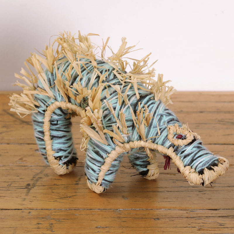 Aboriginal Artwork by Noreen Heffernan - Tjilkamarta (echidna) Tjanpi Sculpture