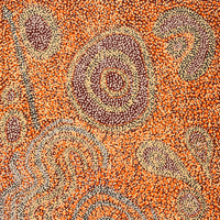 Aboriginal Artwork by Nurina Burton, Ngapari Tjukurpa, 122x61cm