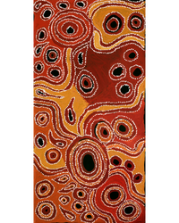 Aboriginal Artwork by Nurina Burton, Ngayuku Ngura, 120x60cm