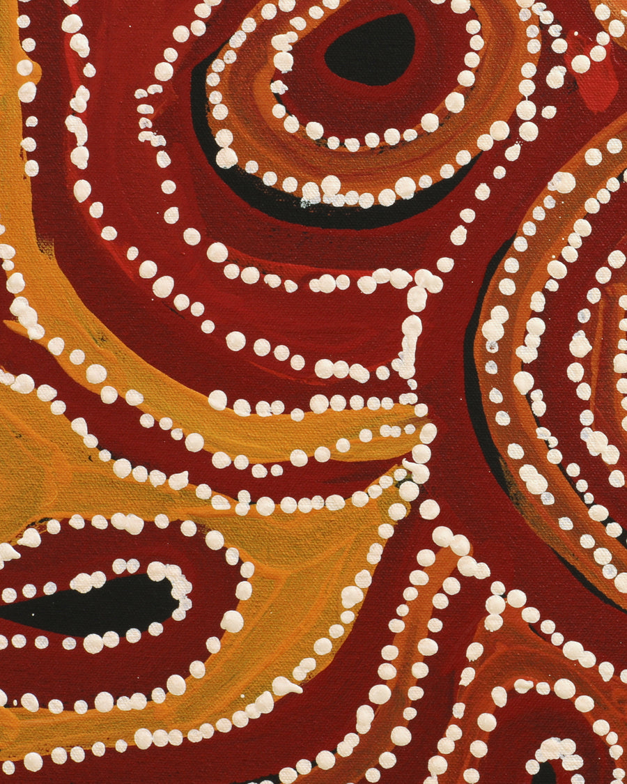 Aboriginal Artwork by Nurina Burton, Ngayuku Ngura, 120x60cm