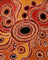 Aboriginal Artwork by Nurina Burton, Ngayuku Ngura, 120x60cm