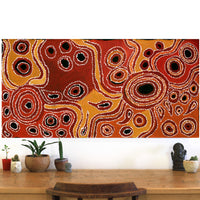 Aboriginal Artwork by Nurina Burton, Ngayuku Ngura, 120x60cm
