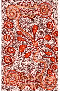 Aboriginal Artwork by Nurina Burton, Ngapari Tjukurpa, 81x51cm