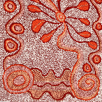 Aboriginal Artwork by Nurina Burton, Ngapari Tjukurpa, 81x51cm