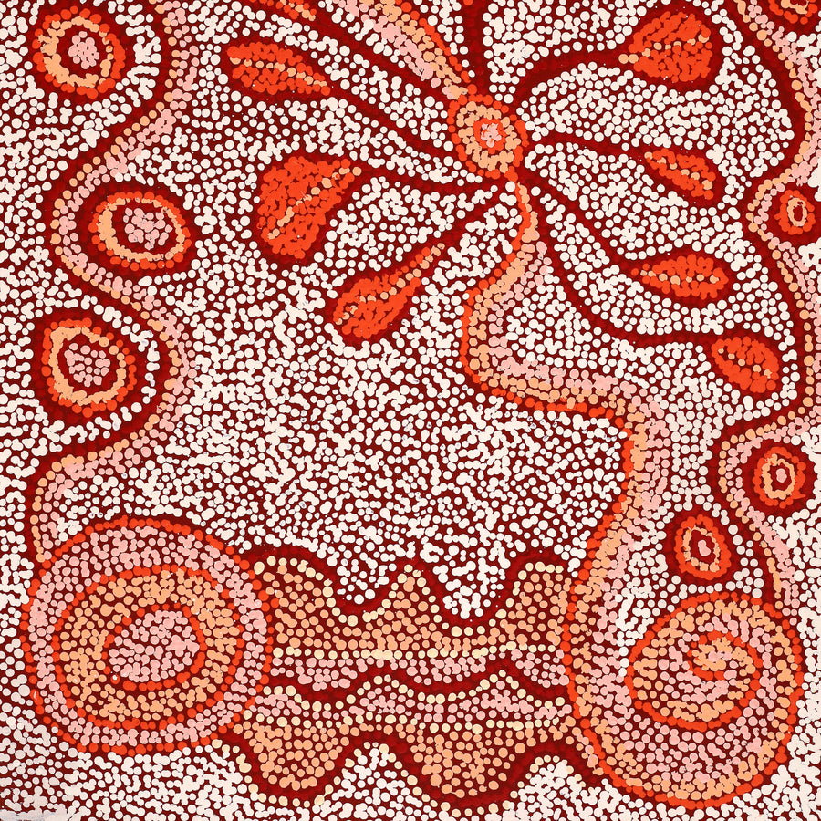 Aboriginal Artwork by Nurina Burton, Ngapari Tjukurpa, 81x51cm