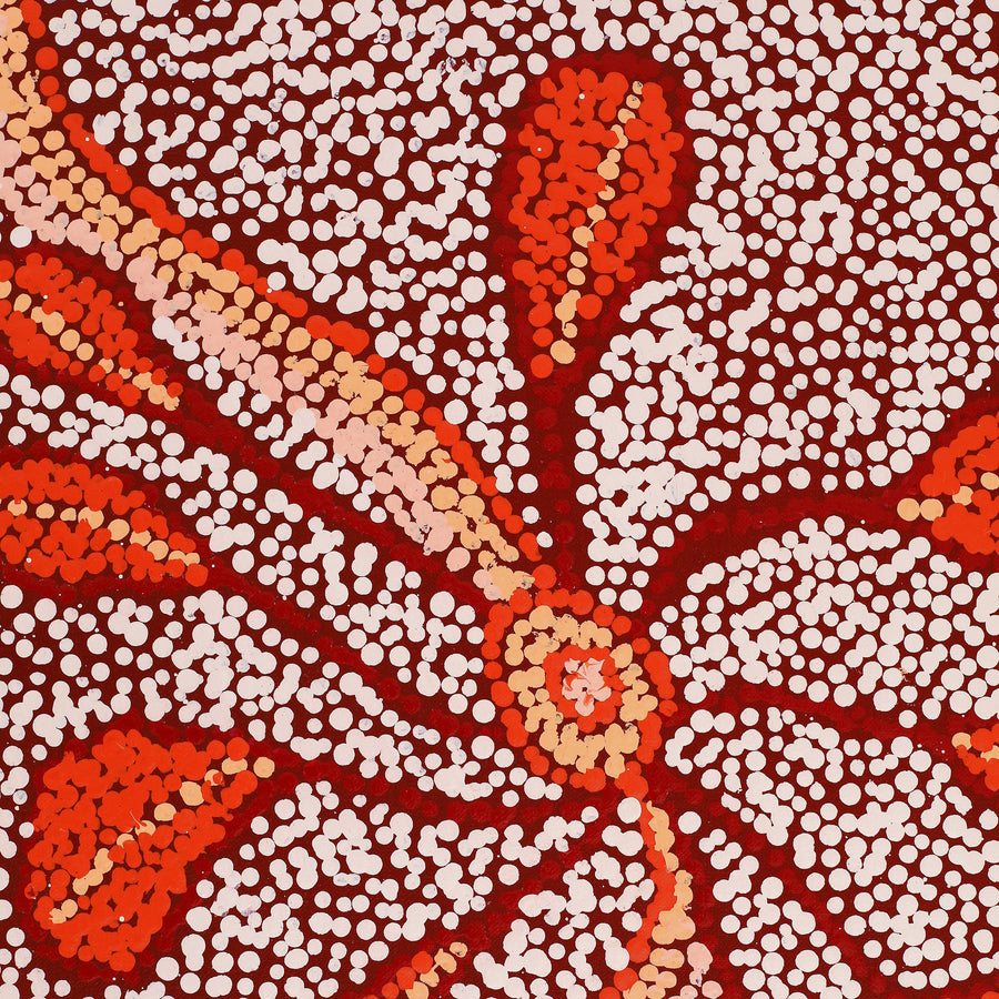 Aboriginal Artwork by Nurina Burton, Ngapari Tjukurpa, 81x51cm