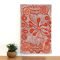 Aboriginal Artwork by Nurina Burton, Ngapari Tjukurpa, 81x51cm