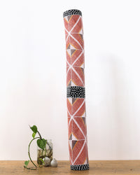 Aboriginal Artwork by Obed Namirrkki, Lorrkon (Hollow Log), 109cm